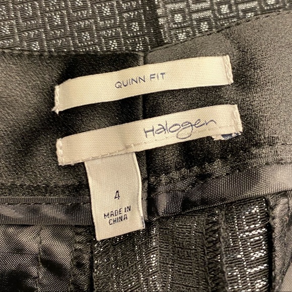 Halogen “Quinn Fit” Black and Silver Pants - Picture 4 of 4